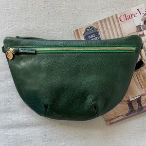 Clare V Forest Green Grande Fanny